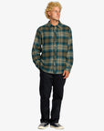 Billabong Mens Coastline Flannel Long Sleeve Shirt - Otter