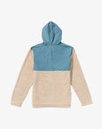 Billabong Mens Boundary Lite Zip Fleece Hoodie - Bleached Sand