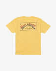 Billabong Mens Original Arch Premium T-Shirt - Vintage Gold