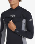 Billabong Mens 3/2 Absolute Natural Chest Zip GBS Wetsuit - Alloy - ManGo Surfing