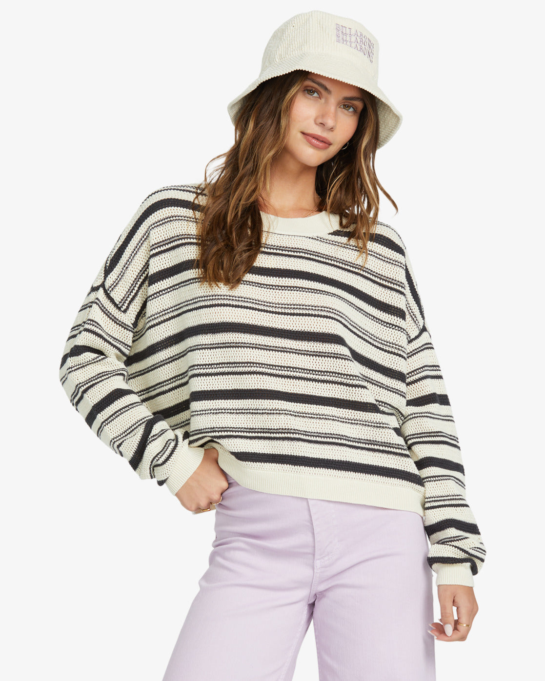Billabong Womens Jesse Pullover Sweater - Black Sands - ManGo Surfing
