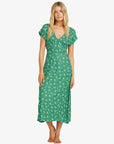 Billabong Womens Bright Skies Midi Dress - Island Green