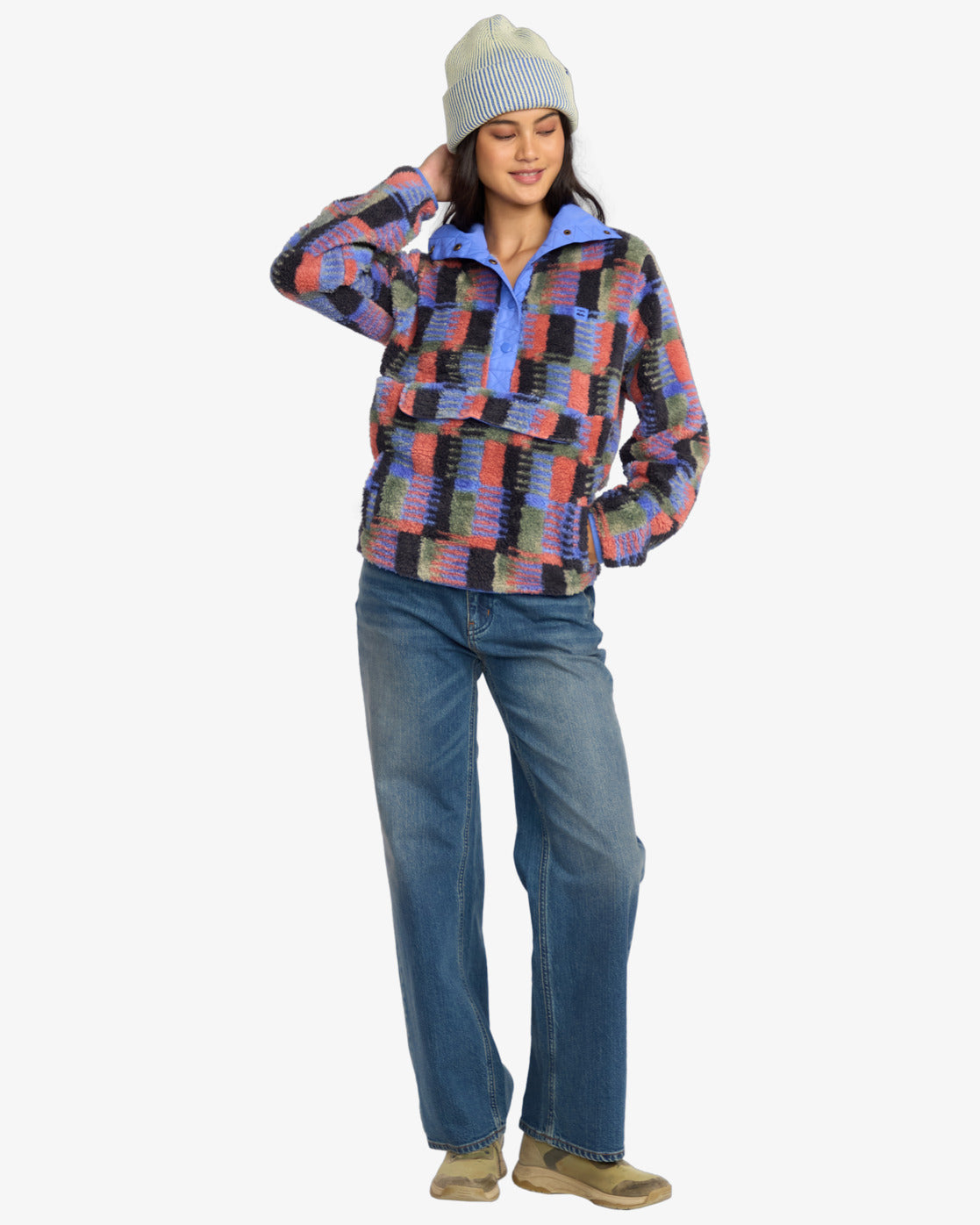 Billabong Womens Switchback Mock Neck Sweatshirt - Multicoloured - ManGo Surfing