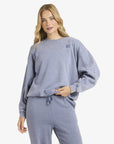 Billabong Womens Saltwashed Kendal Sweatshirt - Stone Blue