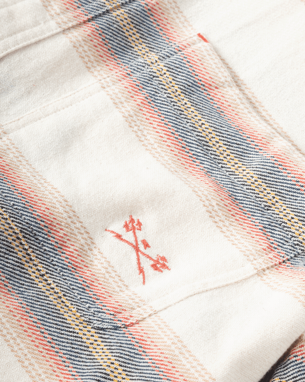 Dark Seas Summit Woven Long Sleeve Shirt - Off White