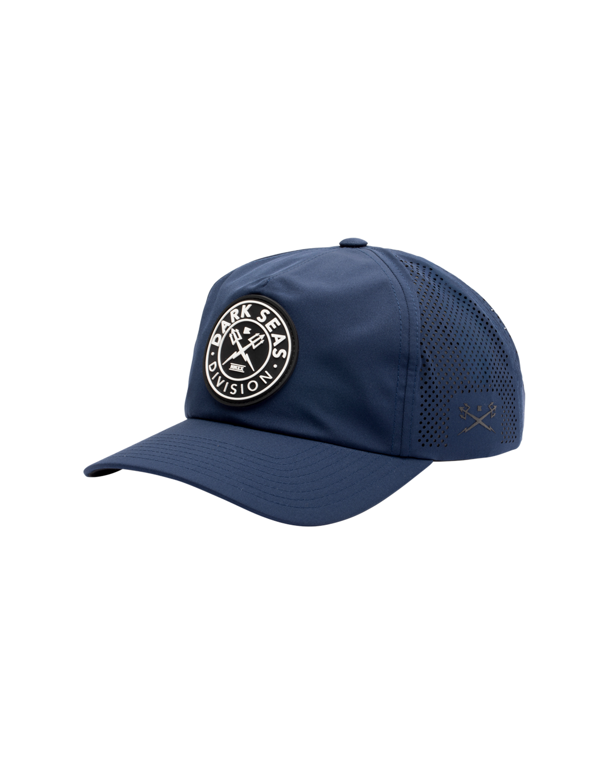 Dark Seas Nav Tech Hat - One Size - Navy