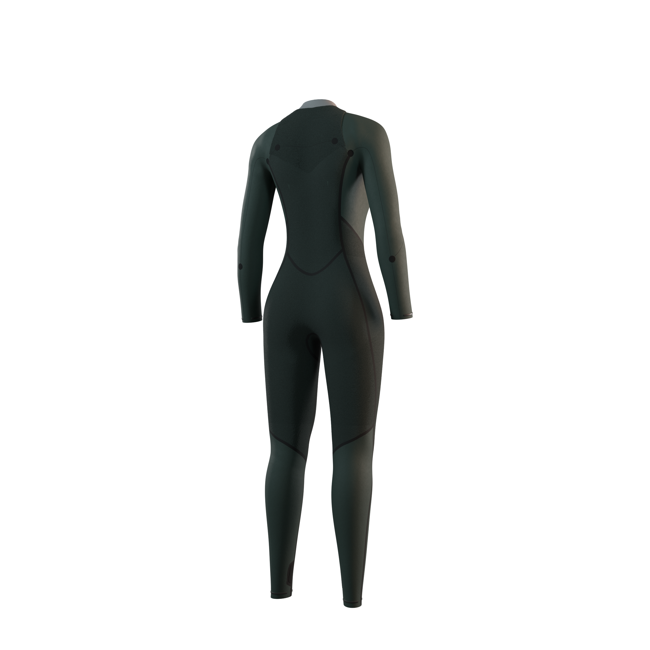 Mystic Womens Haven Double Front Zip 5/3 Fullsuit - Black - ManGo Surfing