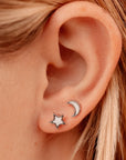 Pura Vida Moon & Star Studs - ManGo Surfing