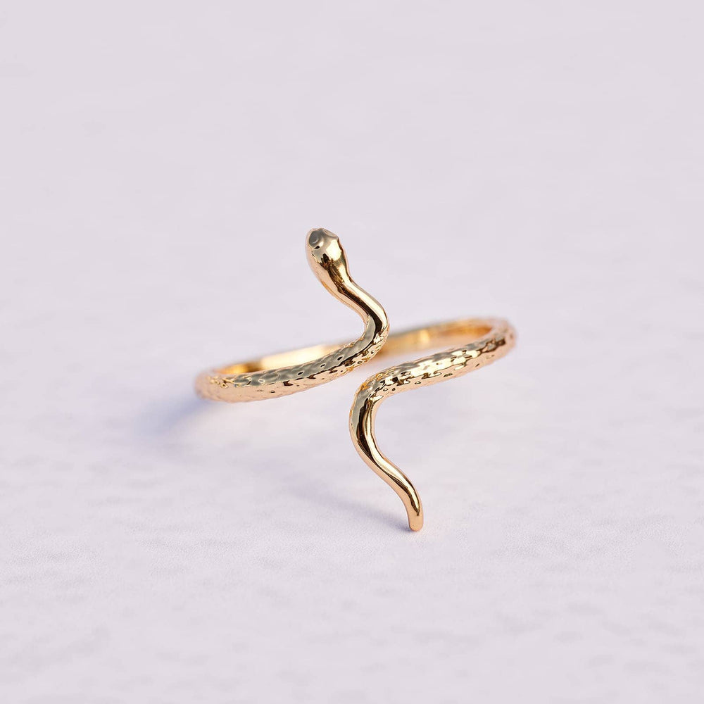 Pura Vida Snake Ring - Gold - ManGo Surfing