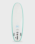 6'6 Surf School Super Soft Surfboard - Screw Thru 3F - Jade - ManGo Surfing