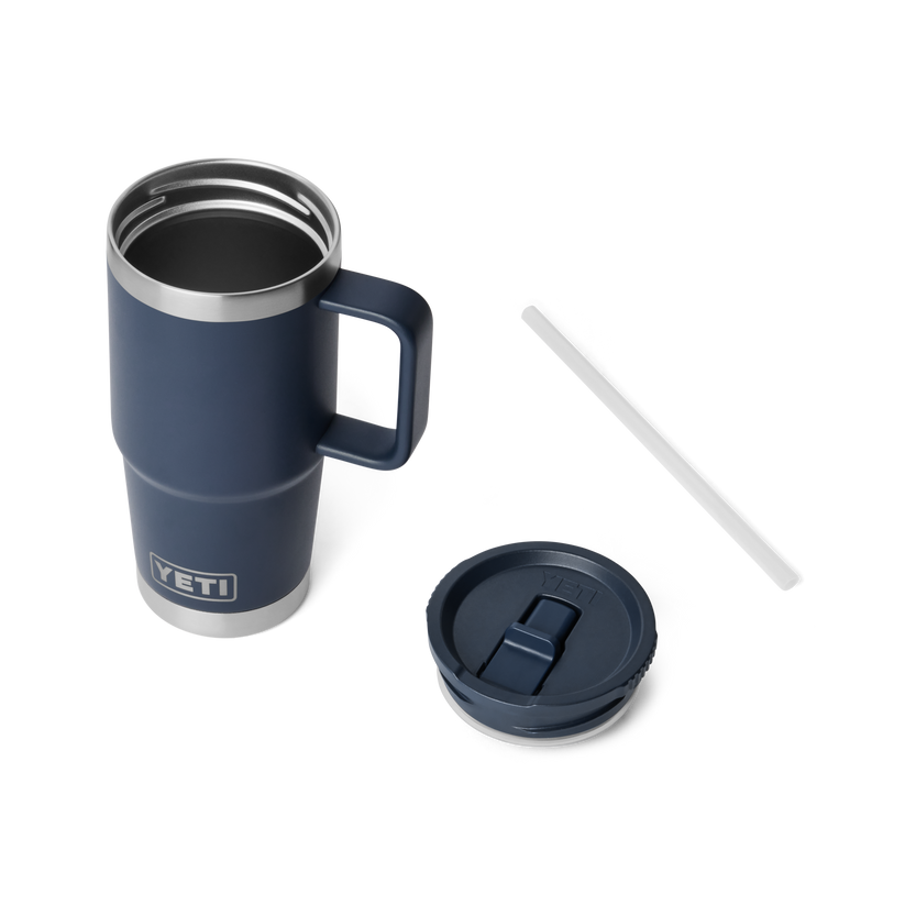Yeti Rambler 20oz (591 ml) Travel Straw Mug - Navy