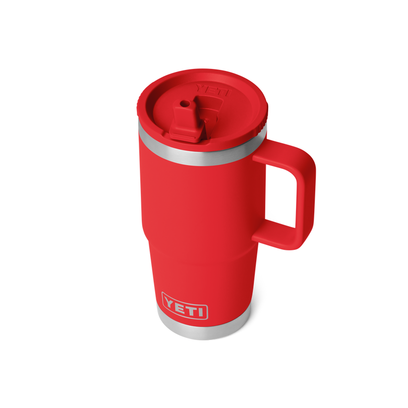 Yeti Rambler 20oz (591 ml) Travel Straw Mug - Rescue Red