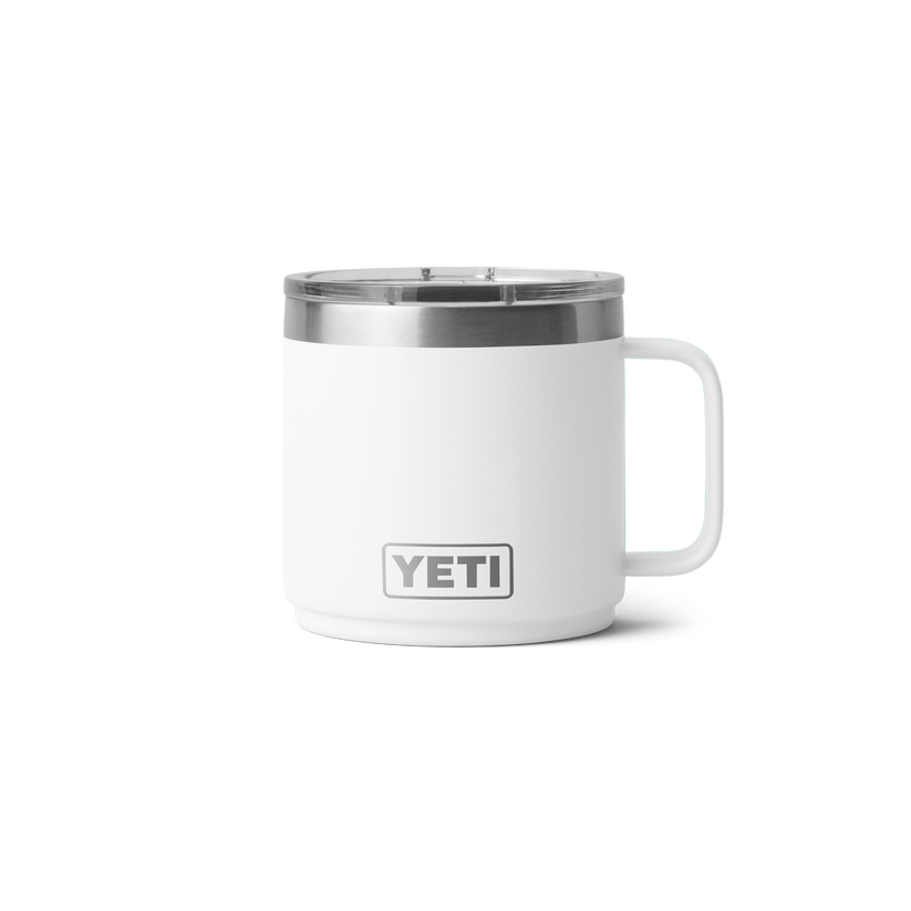 Yeti Rambler 14oz (414 ml) Stackable Mug With DuraSip™ Ceramic Lining - White