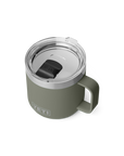Yeti Rambler 14oz (414 ml) Stackable Mug With DuraSip™ Ceramic Lining - Pampa Green
