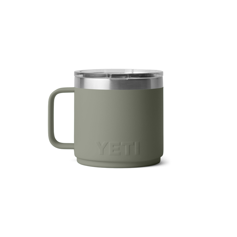 Yeti Rambler 14oz (414 ml) Stackable Mug With DuraSip™ Ceramic Lining - Pampa Green