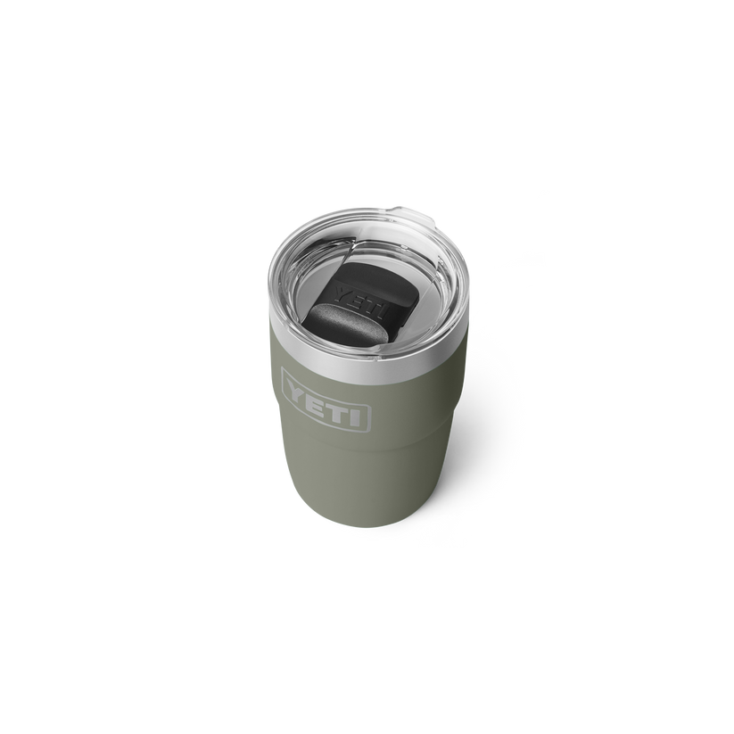 Yeti Rambler 8oz (237 ml) Stackable Cup With DuraSip™ Ceramic Lining - Pampa Green