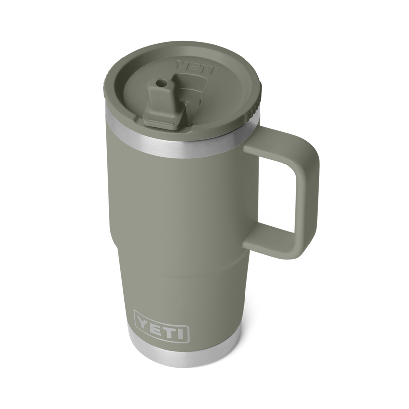 Yeti Rambler 20oz (591 ml) Travel Straw Mug - Pampa Green