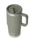 Yeti Rambler 20oz (591 ml) Travel Straw Mug - Pampa Green