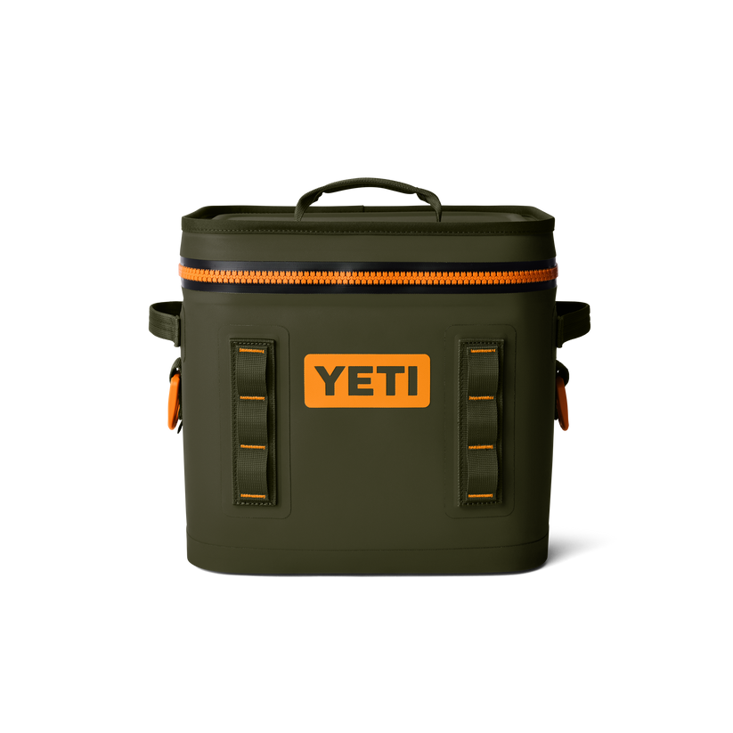 Yeti Hopper Flip 12 - Olive/King Crab Orange