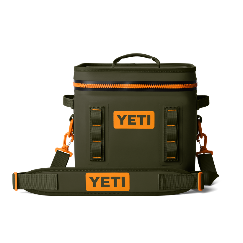 Yeti Hopper Flip 12 - Olive/King Crab Orange