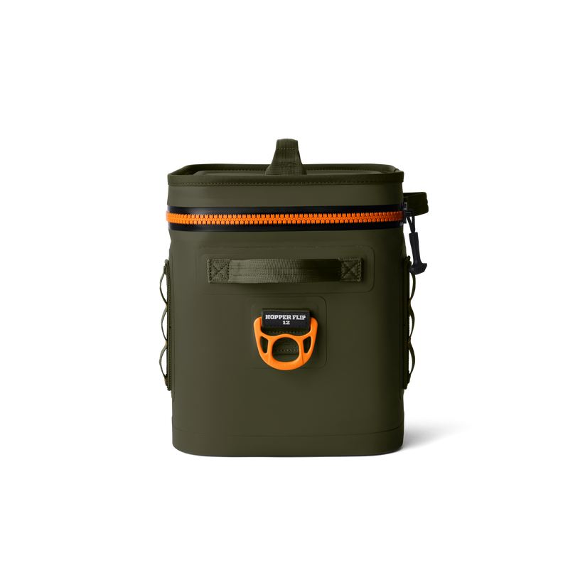 Yeti Hopper Flip 12 - Olive/King Crab Orange