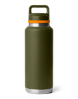 Yeti Rambler 46oz (1.4 L) Bottle - Olive/King Crab Orange