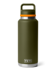 Yeti Rambler 46oz (1.4 L) Bottle - Olive/King Crab Orange