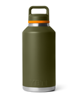Yeti Rambler 64oz (1.9 L) Bottle - Olive/King Crab Orange