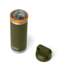 Yeti Rambler 18oz (532 ml) Bottle - Olive/King Crab Orange