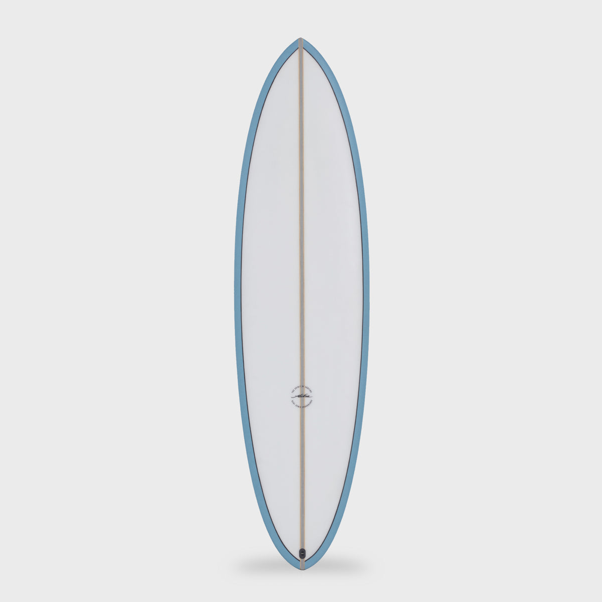 Aloha Twin Pin PU PVCP Surfboard 3F (FCSII) - Blue - ManGo Surfing