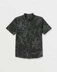 Volcom Mens CAD Floral Short Sleeve Shirt - Stealth