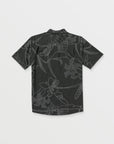 Volcom Mens CAD Floral Short Sleeve Shirt - Stealth