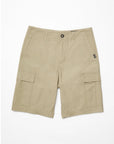 Volcom Mens Strange Tripper 22" Cargo Shorts - Khaki