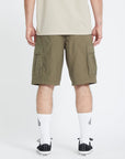 Volcom Mens Strange Tripper 22" Cargo Shorts - Wintermoss