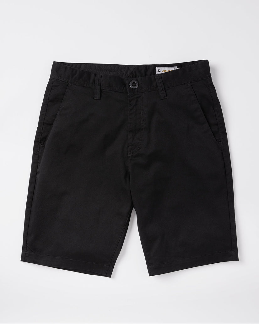 Volcom Mens Frickin Modern Stretch 21" Shorts - Black