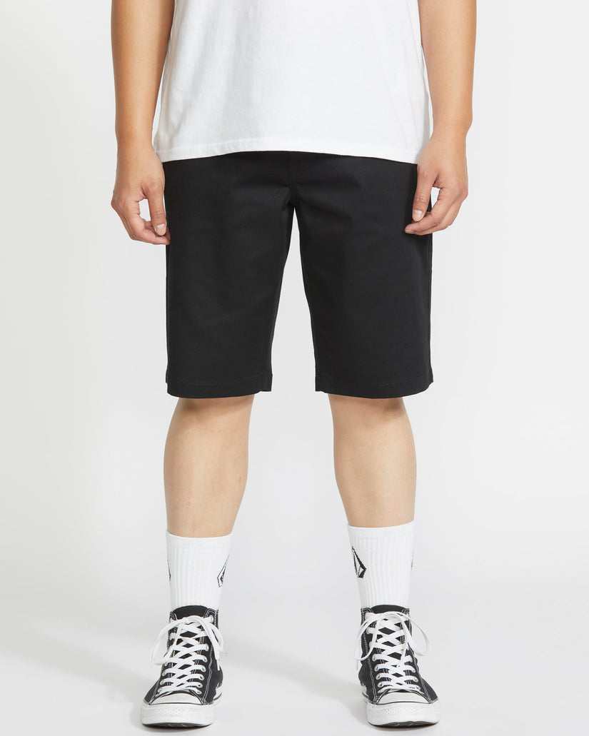 Volcom Mens Frickin Modern Stretch 21" Shorts - Black