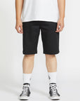 Volcom Mens Frickin Modern Stretch 21" Shorts - Black