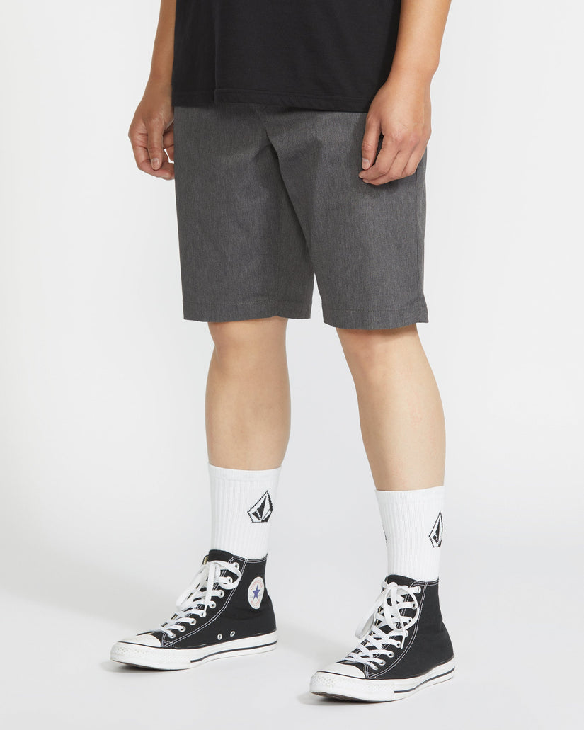 Volcom Mens Frickin Modern Stretch 21" Shorts - Charcoal Heather