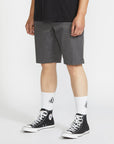 Volcom Mens Frickin Modern Stretch 21" Shorts - Charcoal Heather