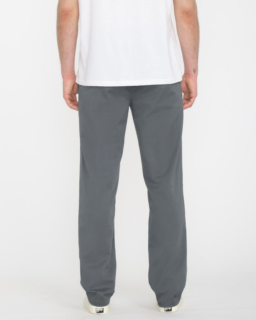 Volcom Mens Frickin Modern Stretch Trousers - Dark Slate - ManGo Surfing