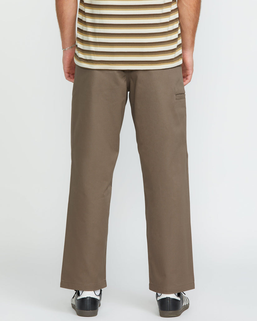 Volcom Mens Frickin Skate Chino Trousers - Teak - ManGo Surfing