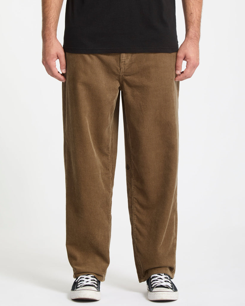 Volcom Mens Billow Tapered Corduroy Trousers - Ermine