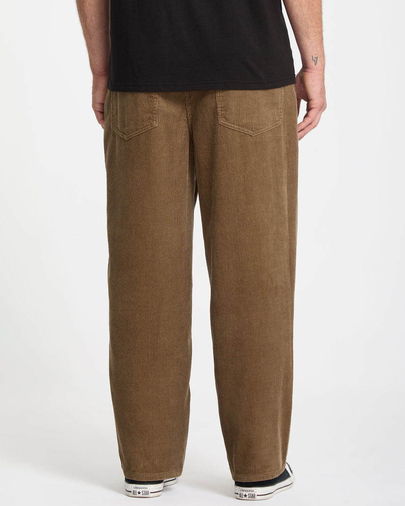 Volcom Mens Billow Tapered Corduroy Trousers - Ermine