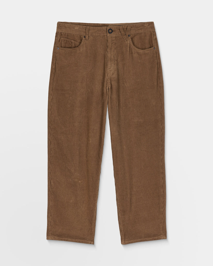 Volcom Mens Billow Tapered Corduroy Trousers - Ermine