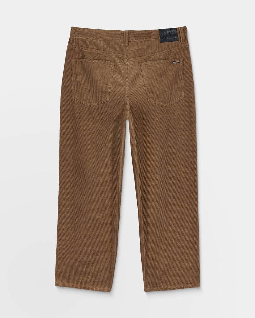 Volcom Mens Billow Tapered Corduroy Trousers - Ermine