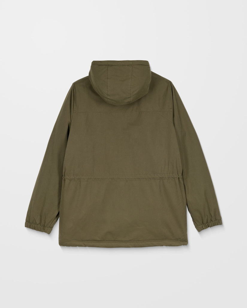 Volcom Mens Starget 5K Parka Jacket - Military - ManGo Surfing