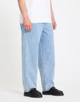 Volcom Mens Freazy Loose Elasticated Waist Jeans - Pale Aqua