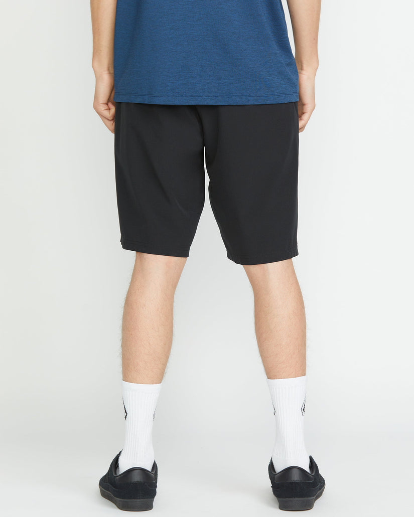Volcom Mens Frickin Cross Shred 20" Hybrid Shorts - Black