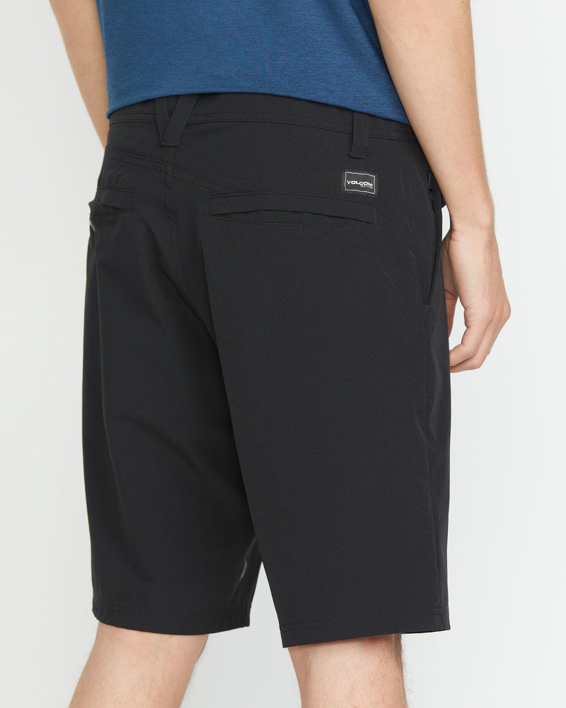 Volcom Mens Frickin Cross Shred 20" Hybrid Shorts - Black