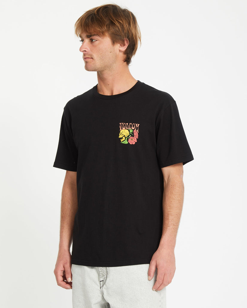 Volcom Mens Tooflow T-Shirt - Black - ManGo Surfing
